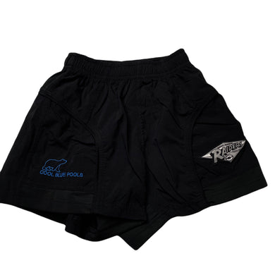 Boys black, Seaforth Raiders sports shorts, elasticated, EUC, size 6,  