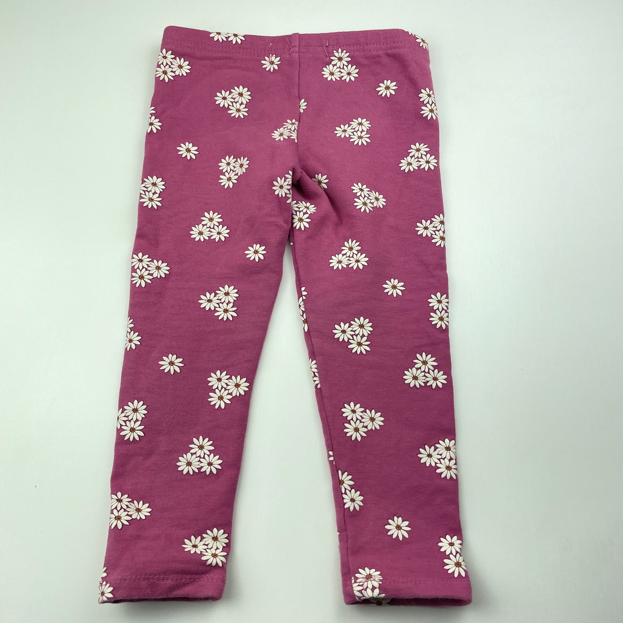 Patterned leggings in fleece cotton