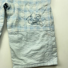 Load image into Gallery viewer, Boys Mothercare, lined lightweight cotton overalls / dungarees, FUC, size 0,  