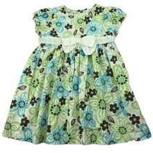 Load image into Gallery viewer, Girls Miniwear, floral lightweight cotton dress, FUC, size 12 months, L: 44cm