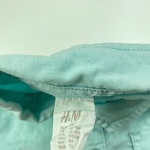 Load image into Gallery viewer, Boys H&amp;M, blue linen / cotton long sleeve shirt, FUC, size 1-2,  