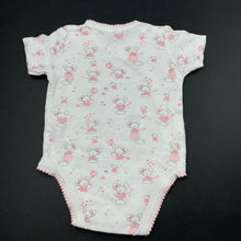 Load image into Gallery viewer, Girls cotton, bodysuit / romper, mouse, GUC, size 000,  