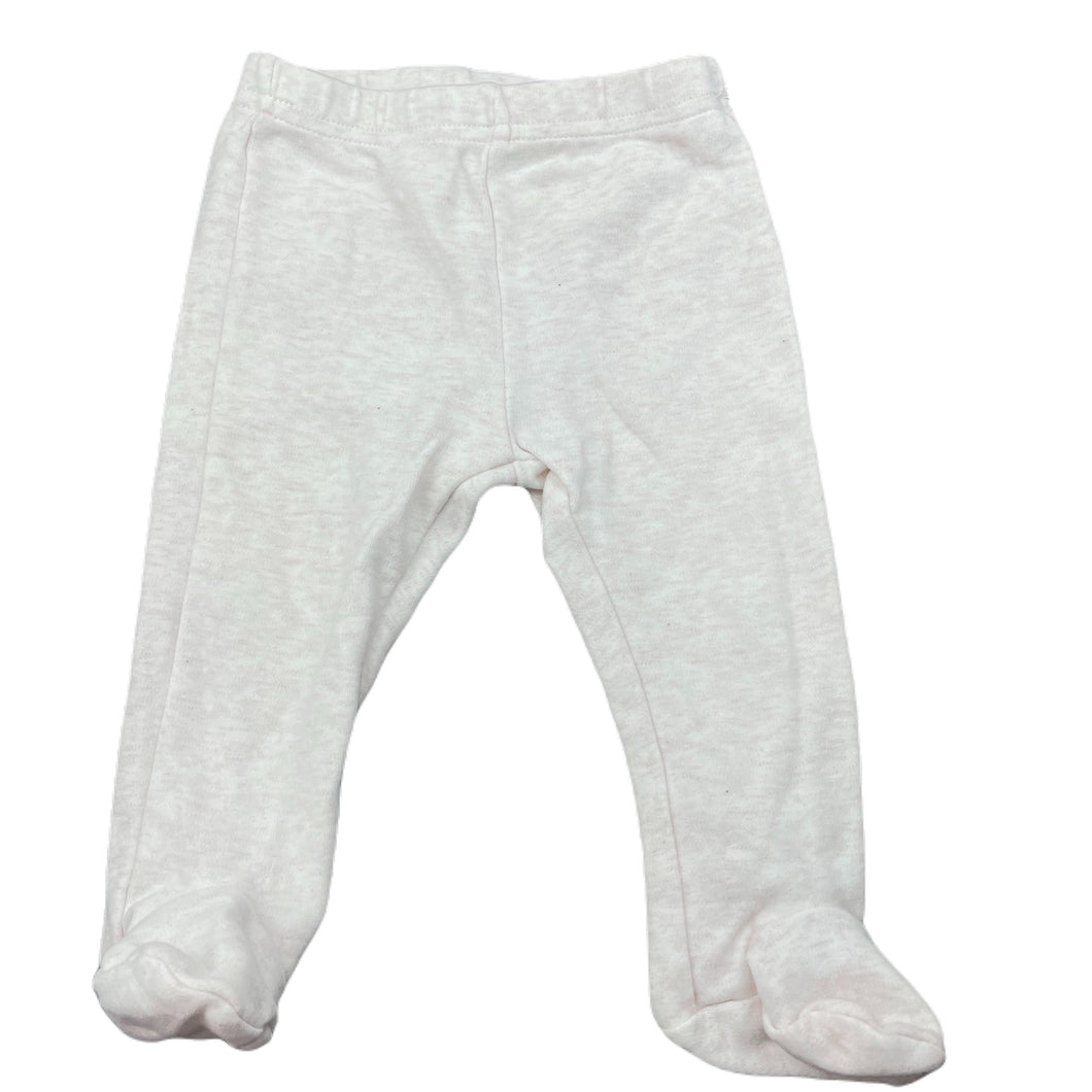Girls Dymples, stretchy pale pink footed leggings / bottoms, EUC, size 000,  