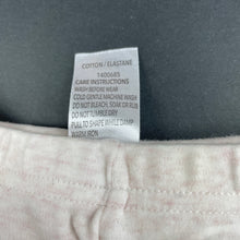Load image into Gallery viewer, Girls Dymples, stretchy pale pink footed leggings / bottoms, EUC, size 000,  