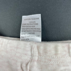Girls Dymples, stretchy pale pink footed leggings / bottoms, EUC, size 000,  