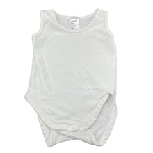 Load image into Gallery viewer, unisex Anko, white cotton bodysuit / romper, GUC, size 0,  