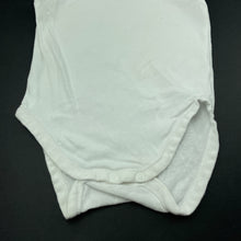 Load image into Gallery viewer, unisex Anko, white cotton bodysuit / romper, GUC, size 0,  