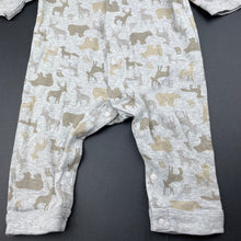 Load image into Gallery viewer, unisex Uniqlo, grey cotton romper, GUC, size 0,  