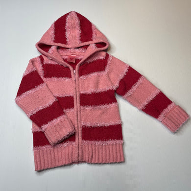 Girls Pumpkin Patch, soft feel knit zip hoodie sweater, GUC, size 4,  