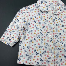 Load image into Gallery viewer, Girls Anko, floral flannel cotton pyjama top, GUC, size 0,  