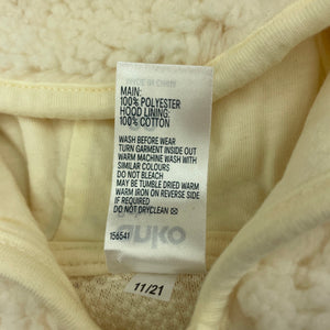 unisex Anko, soft fluffy fleece zip coverall / romper, EUC, size 00,  