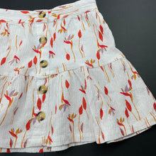 Load image into Gallery viewer, Girls Anko, lightweight crinkle cotton skirt, elasticated, L: 31cm, EUC, size 8,  