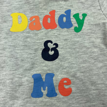 Load image into Gallery viewer, unisex Dymples, grey bodysuit / romper, daddy, GUC, size 0,  