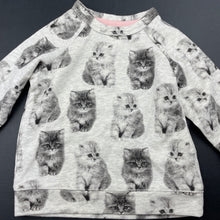 Load image into Gallery viewer, Girls H&amp;M, lightweight sweater / jumper, kittens, EUC, size 00,  