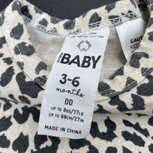 Load image into Gallery viewer, Girls Cotton On, stretchy animal print romper, GUC, size 00,  