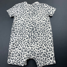 Load image into Gallery viewer, Girls Cotton On, stretchy animal print romper, GUC, size 00,  