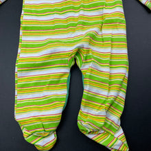 Load image into Gallery viewer, unisex Next, striped cotton coverall / romper, EUC, size 00,  
