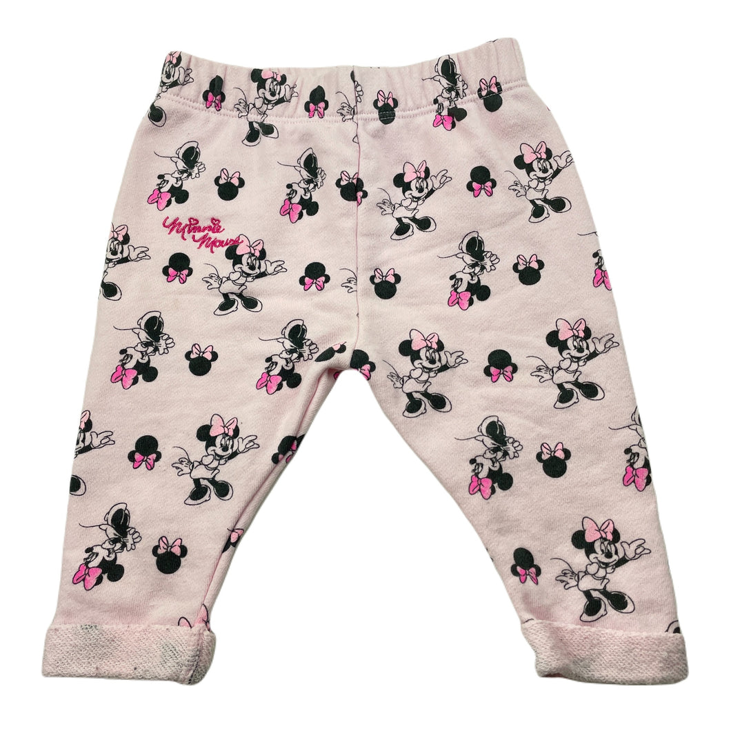 Girls Disney, Minnie Mouse pants / bottoms, elasticated, GUC, size 00,  