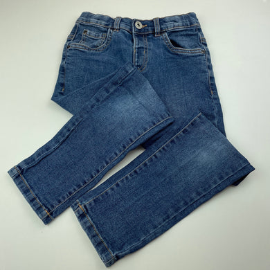 Boys Anko, blue stretch denim jeans, adjustable, Inside leg: 47cm, GUC, size 7,  