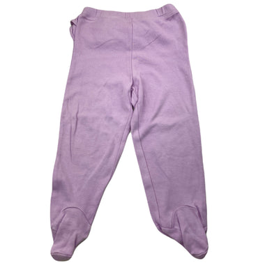 Girls Babies R Us, purple cotton footed leggings / bottoms, FUC, size 0,  