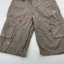 Load image into Gallery viewer, Boys Target, cotton cropped pants / long shorts, elasticated, Inside leg: 21cm, EUC, size 2,  