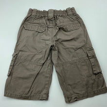 Load image into Gallery viewer, Boys Target, cotton cropped pants / long shorts, elasticated, Inside leg: 21cm, EUC, size 2,  