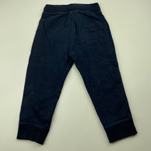 Load image into Gallery viewer, Boys Mothercare, navy casual pants, elasticated, wash fade, Inside leg: 31cm, FUC, size 2,  