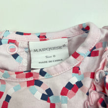 Load image into Gallery viewer, Girls Marquise, cotton casual long sleeve dress, EUC, size 0, L: 37cm