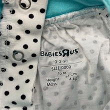 Load image into Gallery viewer, Girls Babies R Us, spotted cotton summer top, EUC, size 000,  