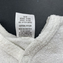 Load image into Gallery viewer, unisex Bonds, white terry long sleeve top, EUC, size 0,  
