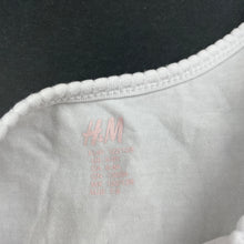 Load image into Gallery viewer, Girls H&amp;M, white stretchy singlet top, FUC, size 7-8,  
