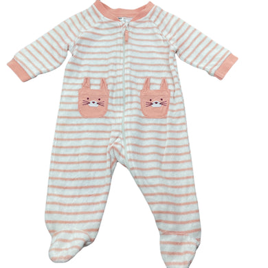 Girls Anko, velour zip coverall / romper, FUC, size 000,  