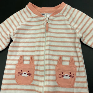 Girls Anko, velour zip coverall / romper, FUC, size 000,  