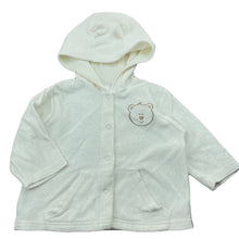 Load image into Gallery viewer, unisex Target, velour hooded long sleeve top, poppers, GUC, size 0,  