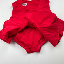Load image into Gallery viewer, Girls THEATRIX, red ballet / dance leotard, FUC, size 4,  