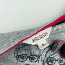 Load image into Gallery viewer, Girls Milkshake, grey fleece lined sweater / top, L: 50cm, FUC, size 8,  
