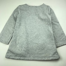 Load image into Gallery viewer, Girls Milkshake, grey fleece lined sweater / top, L: 50cm, FUC, size 8,  