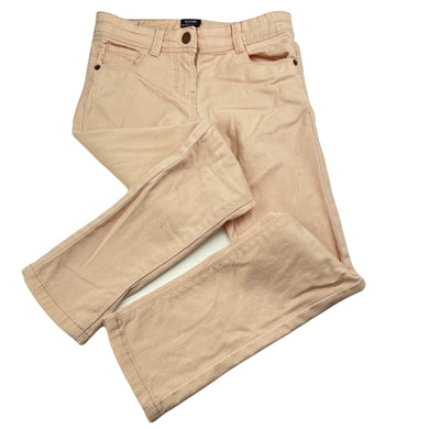 Girls KIABI, slim fit soft feel stretch cotton pants, adjustable, Inside leg: 51.5cm, FUC, size 6,  