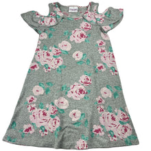 Load image into Gallery viewer, Girls Mango, floral lightweight knit dress, GUC, size 8, L: 66cm