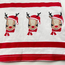 Load image into Gallery viewer, Girls Mango, striped stretchy Christmas dress, EUC, size 2, L: 46cm