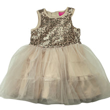 Load image into Gallery viewer, Girls Cinnamon Girl, lined tulle &amp; sequin party dress, GUC, size 2, L: 49cm