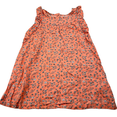 Girls Matalan, lightweight floral summer dress, GUC, size 2-3, L: 47cm