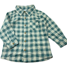 Load image into Gallery viewer, Boys Anko, checked soft feel long sleeve shirt, EUC, size 2,  