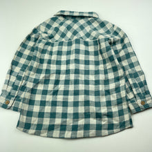 Load image into Gallery viewer, Boys Anko, checked soft feel long sleeve shirt, EUC, size 2,  