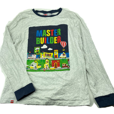 Boys Lego, cotton long sleeve pyjama top, FUC, size 12,  