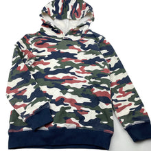 Load image into Gallery viewer, Boys Tilt, camo print fleece lined hoodie sweater, wash fade, FUC, size 6,  