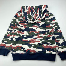 Load image into Gallery viewer, Boys Tilt, camo print fleece lined hoodie sweater, wash fade, FUC, size 6,  