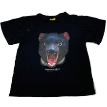 Load image into Gallery viewer, unisex Southern Habitat, black cotton t-shirt / top, Tasmanian Devil, EUC, size 8,  