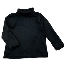 Load image into Gallery viewer, Boys Tilt, black cotton roll neck top / skivvy, EUC, size 4,  