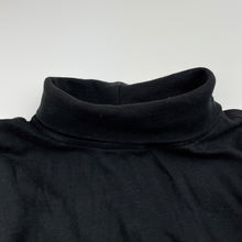 Load image into Gallery viewer, Boys Tilt, black cotton roll neck top / skivvy, EUC, size 4,  